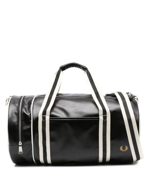 Fred Perry Black Fp Classic Barrel Bag Bags for men