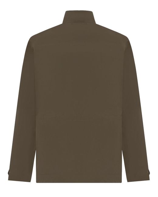 Herno Green Lightweight, High-Necked Jacket for men