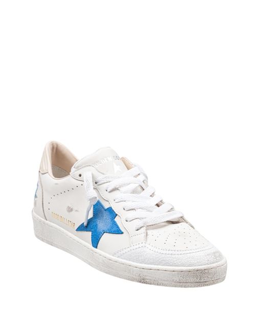 Golden Goose Deluxe Brand Blue Sneakers Ballstar With Hf Heel And Padded for men