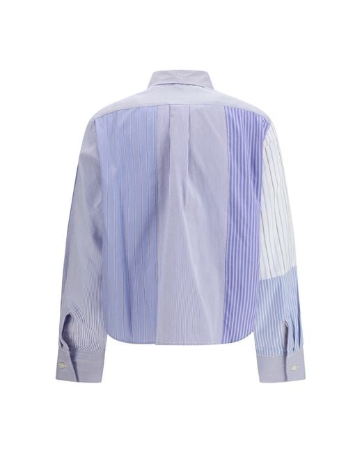 E.L.V. Denim Blue Emilie Shirt Cotton