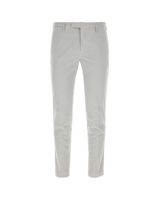 PT01 Gray Light Stretch Cotton Pant for men