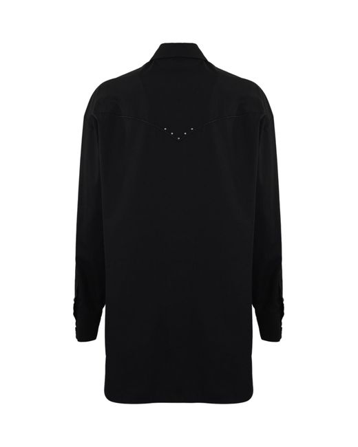 Pinko Black Shirt With Rodeo Embroidery