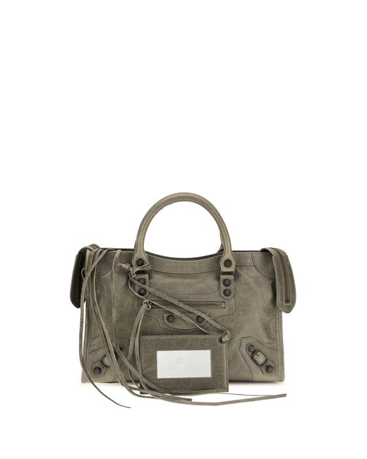 Balenciaga Metallic Handbag Le City Lambskin Handbags