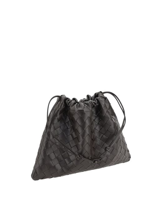 Bottega Veneta Black Leather Clutch Bag Make Up