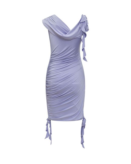 De La Vali Blue Eclair Dress