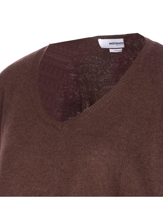 Not Shy Brown Faustine Sweater