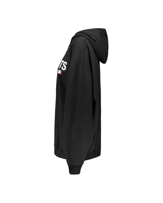 Vetements Black Flag Logo Hoodie Clothing