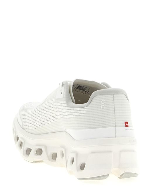 On Shoes White Cloudmster Void Sneakers for men