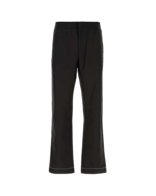 Prada Black Silk Pyjama Pant for men