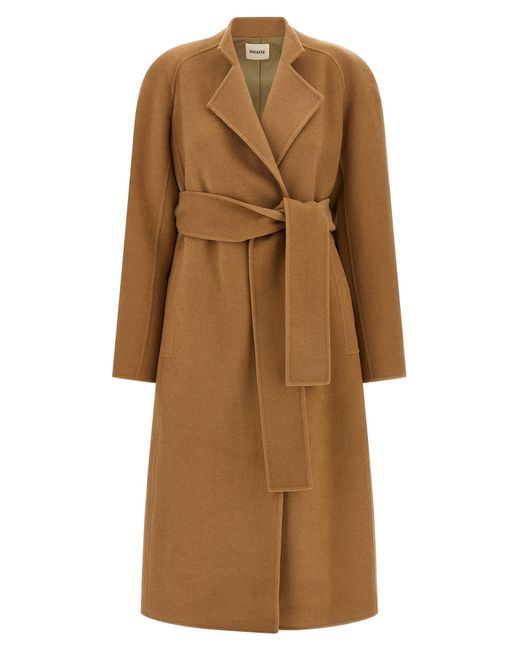 Khaite Natural 'Deena' Coat