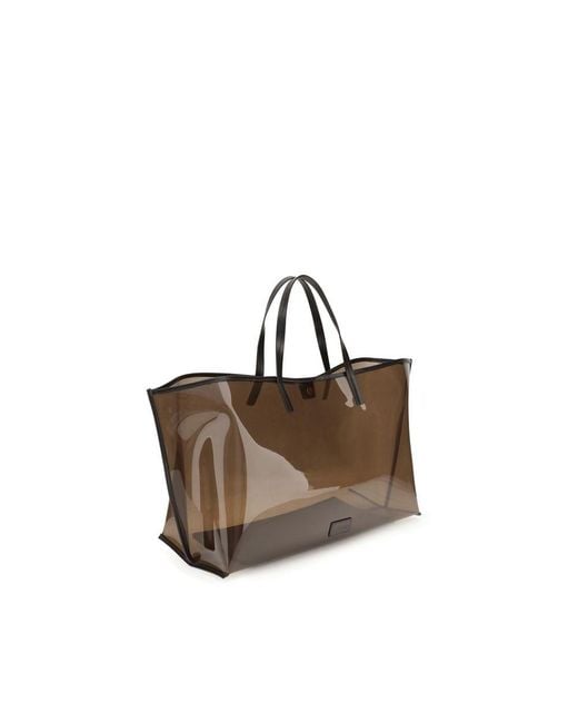 Staud Brown Pvc Handbag Bag