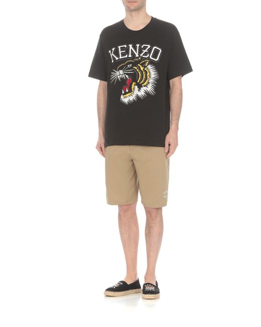 KENZO Black T-Shirts And Polos for men