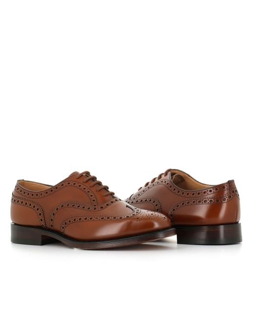 Church's Brogues Burwood in Brown for Men | Lyst UK