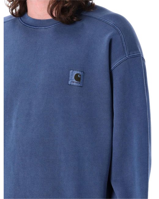 Carhartt Blue Nelson Sweatshirt for men