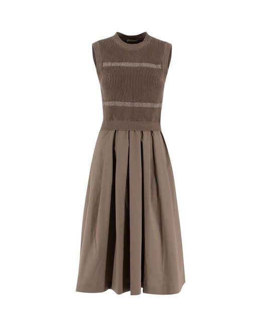 Peserico Brown Dress