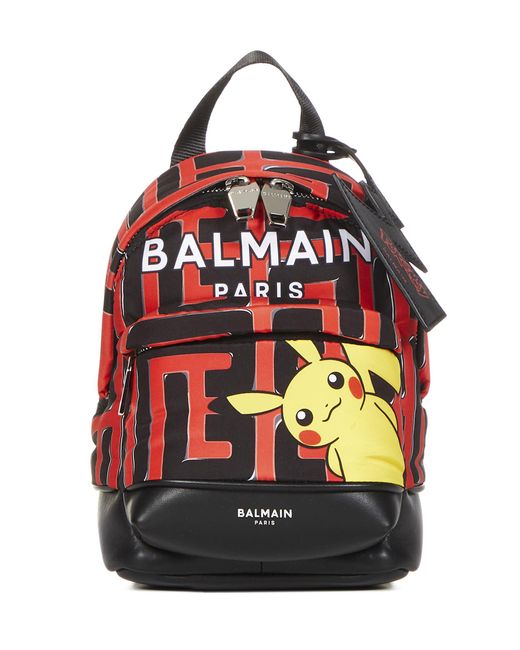 Balmain Red X Pokémon Backpack