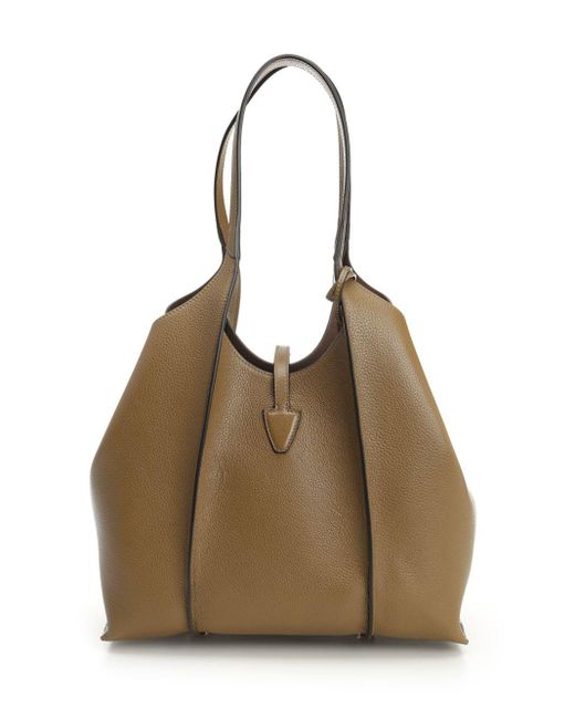 Tod's Natural T Timeless Small Shopping Bag