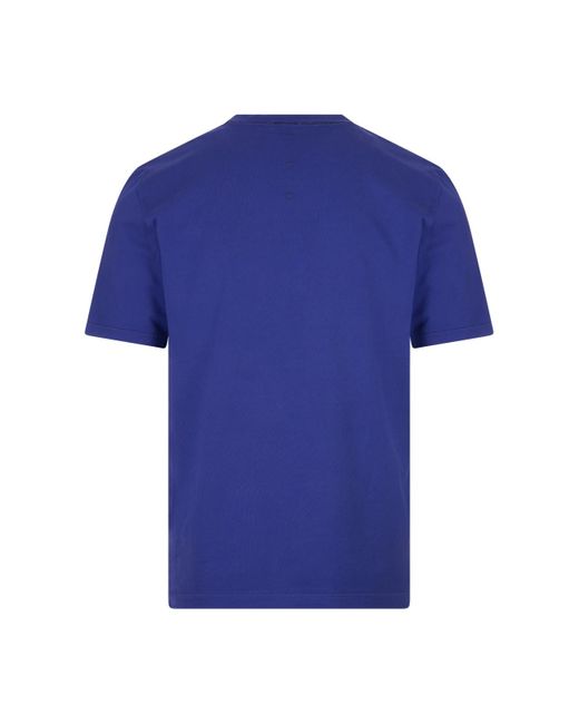 Premiata Blue T-Shirt With Never Print for men