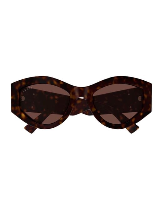 Gucci Brown Gg1951S Linea Emblem Sunglasses