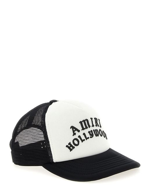 Amiri Black Hollywood Trucker' Cap for men