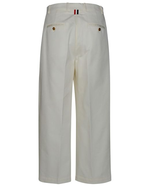 Thom Browne Gray Cotton Pants