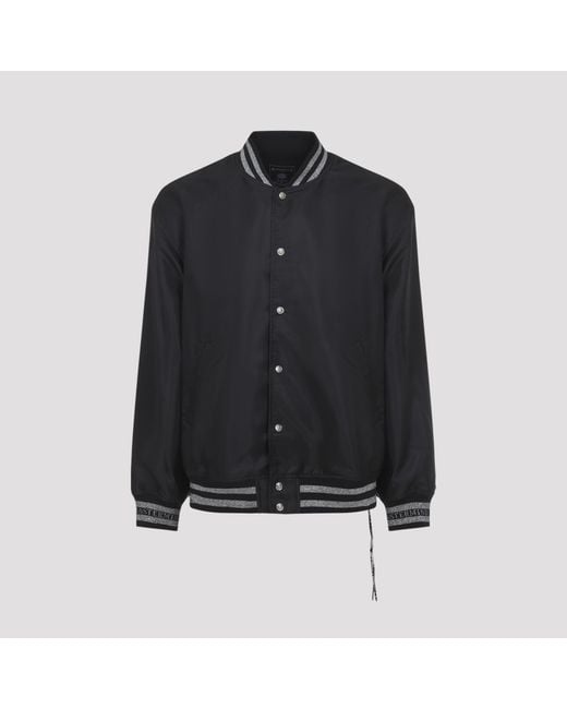 Mastermind Japan Black Versity Jacket Polyester for men