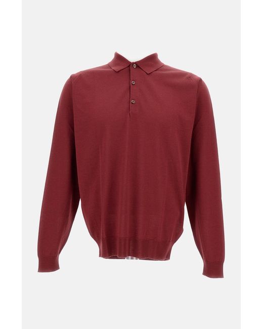 John Smedley Red Sweaters for men