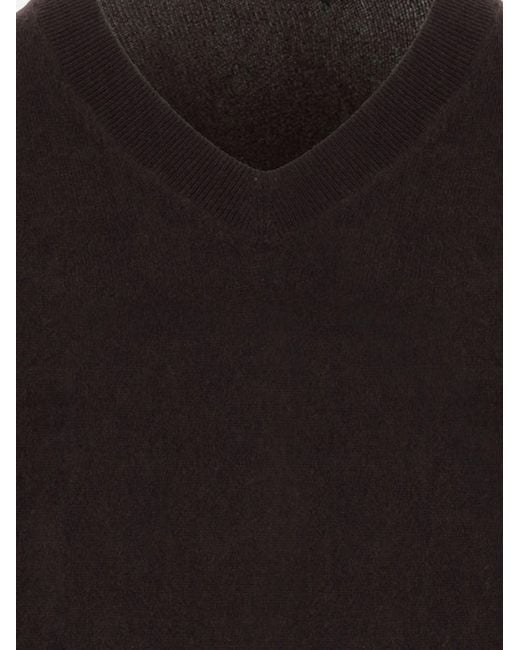 Allude Black Cashmere Sweater