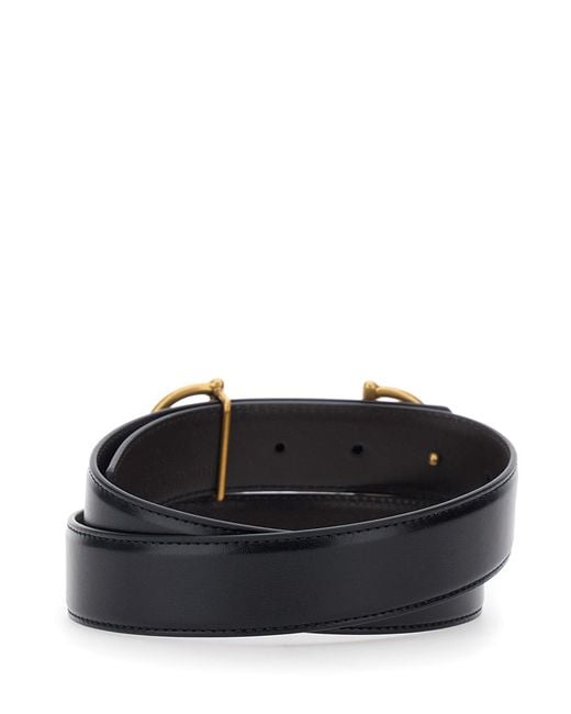 Gucci Black Belt Reversible Leather for men