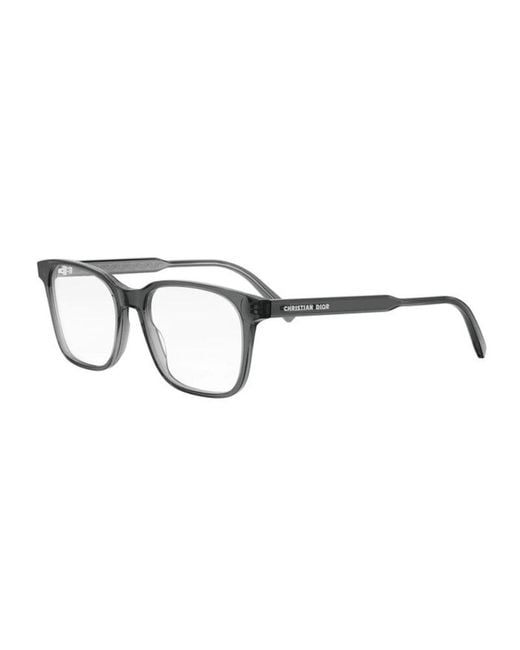 Dior Brown Eyeglasses Square Full Rim, Frame And Clear Demo Lens Botanicaos1I4500 for men