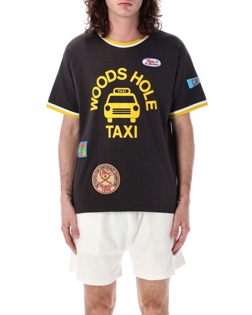 Bode Black Discount Taxi T-Shirt for men