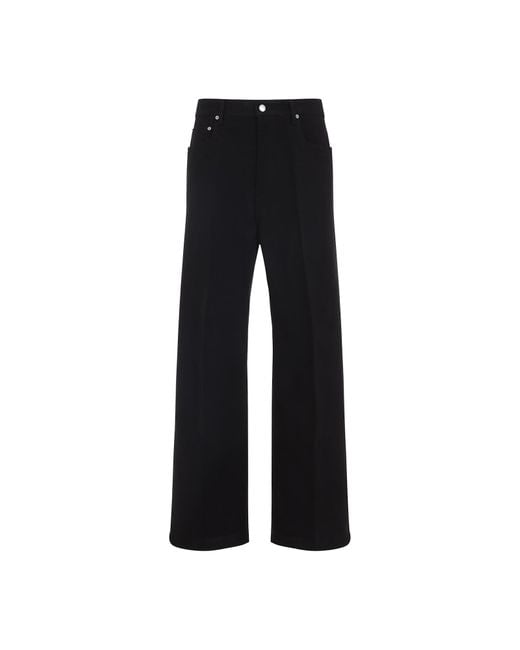 Rick Owens Black Cotton Geth Jeans for men