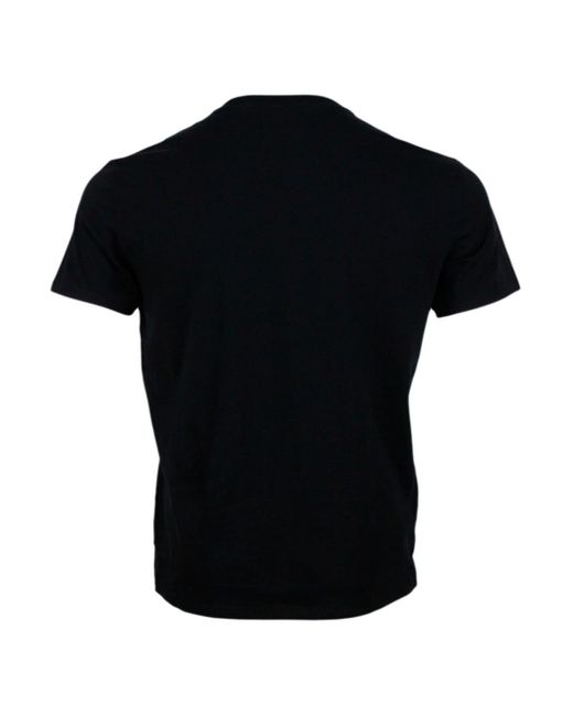 Armani Black T-shirts And Polos for men