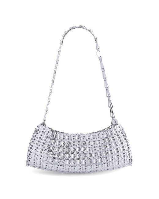 Rabanne Blue Shoulder Bag 1969 Steel