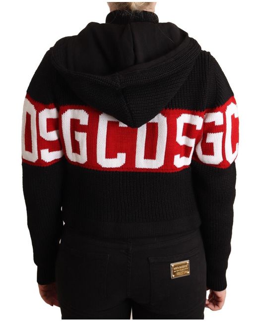 Gcds Black Gcd Chic Cashmere Cardigan Jacket