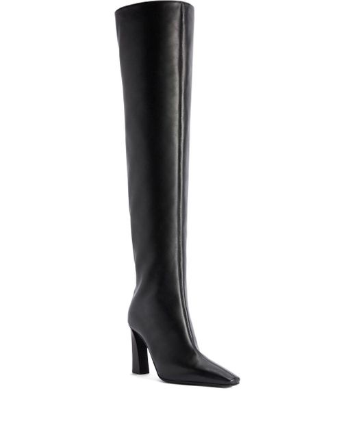 Giuseppe Zanotti Black Janiee Leather Heel Boots