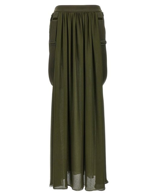 Max Mara Green Jedy Skirt