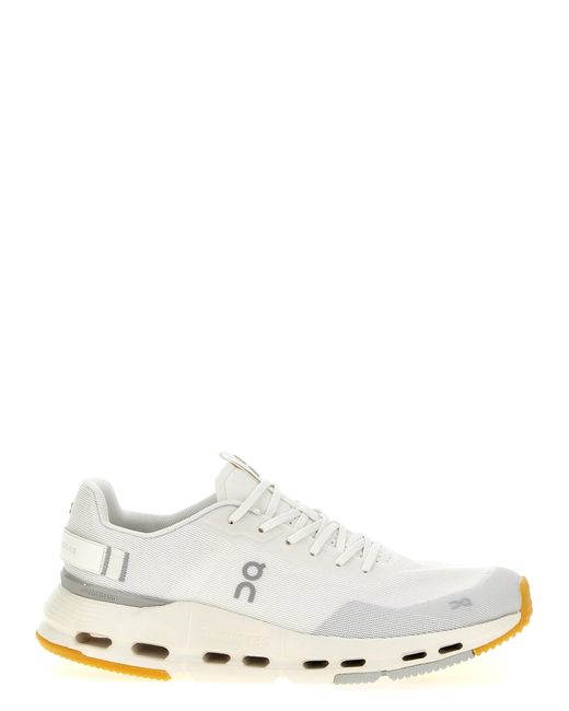 On Shoes White Cloudnova Form 2 Sneakers for men