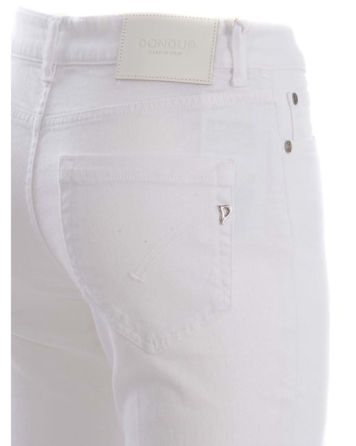 Dondup White Jeans Koons Made Of Denim