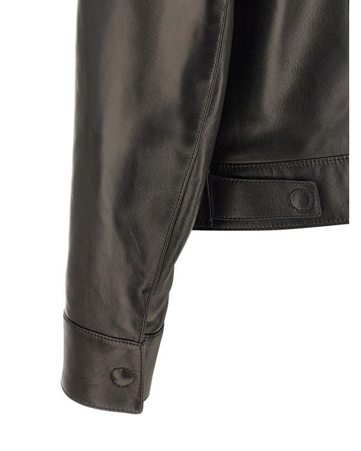 Tom Ford Black Lamb Leather Jacket Clothing for men