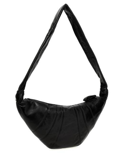 Lemaire Black 'Medium Croissant' Shoulder Bag