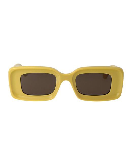 Loewe Yellow Chunky Anagram Sunglasses