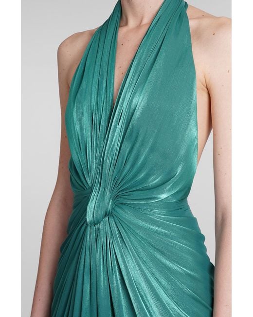 Costarellos Green Colette Dress