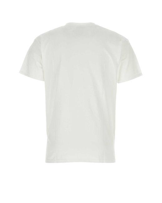 WILD DONKEY White Cotton T-shirt