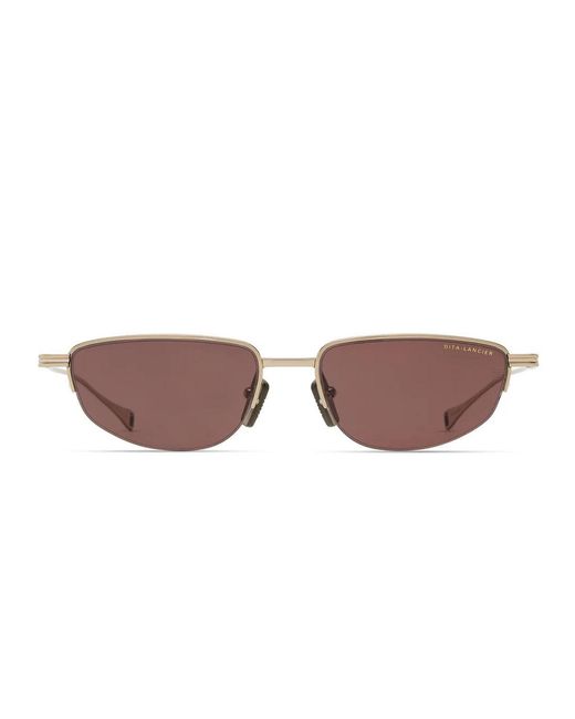 Dita Lancier Brown Lsa 131 Titanio Sunglasses