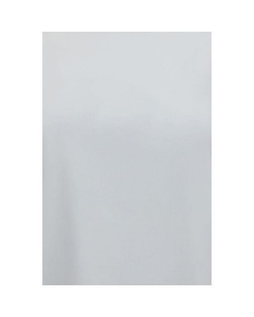 Brunello Cucinelli Gray White Cotton T