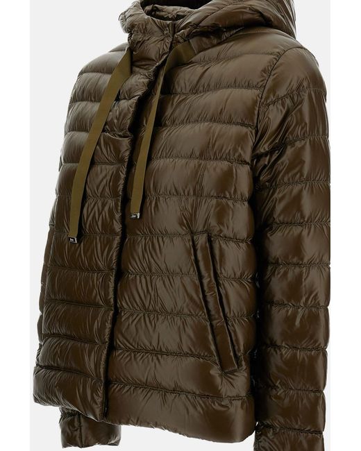Herno Green Ultrlight Nylon Down Jacket