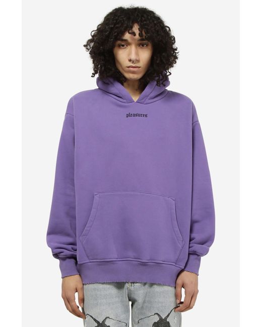 Pleasures Purple Crawler Sweatshirt for men