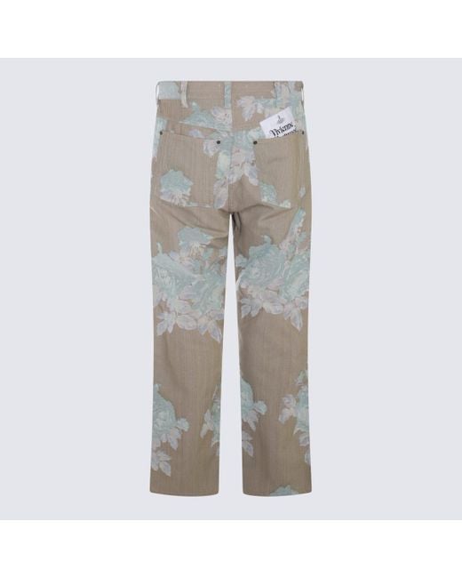 Vivienne Westwood Gray Cotton Pants for men