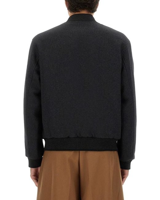 Dries Van Noten Black Reversible Jacket Polyamide for men